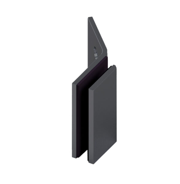 06485_65 Wellness  Winkelverbinder   Glas-Wand 135° • Basismaterial: Messing • Oberfläche: ONYX schwarz matt • für 8 mm ESG<<>Connector,  g-w 135° For 8 mm tempered glass>