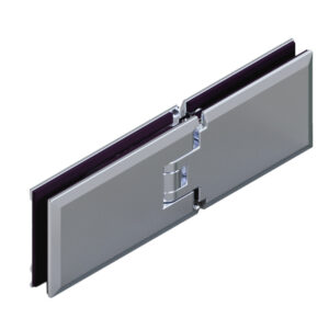 06130_55 MILANO Duschtürbeschlag G-G 180° • Basismaterial: Messing • Oberfläche: Nickel gebürstet (Edelstahloptik) • beidseitig öffnend • für 8 & 10 mm ESG (Standard) // MILANO Shower door hinge g-g 180° • base: brass • finish: brushed nickel (stainless steel look) • double action • for 8 & 10 mm tempered glass