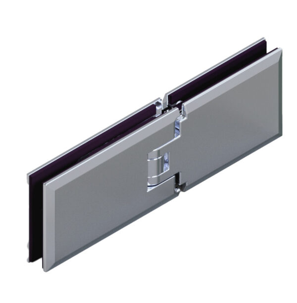 06130_55 MILANO Duschtürbeschlag G-G 180° • Basismaterial: Messing • Oberfläche: Nickel gebürstet (Edelstahloptik) • beidseitig öffnend • für 8 & 10 mm ESG (Standard) // MILANO Shower door hinge g-g 180° • base: brass • finish: brushed nickel (stainless steel look) • double action • for 8 & 10 mm tempered glass