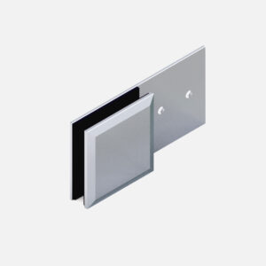 06811_55 MILANO Längsverbinder G-W 180° • Basismaterial: Messing • Oberfläche: Nickel gebürstet • für 8 mm ESG