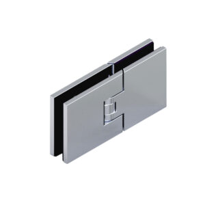 07830_55 MILANO ORIGINAL Duschtürbeschlag G-G 180°, • Basismaterial: Messing • Oberfläche: Nickel gebürstet (Edelstahloptik) • mit Vollabdeckung • beidseitig öffnend • für 8 & 10 mm ESG (Standard) // MILANO ORIGINAL Shower door hinge g-g 180° • base: brass • finish: brushed nickel (stainless steel look) • With full cover • double action • for 8 & 10 mm tempered glass