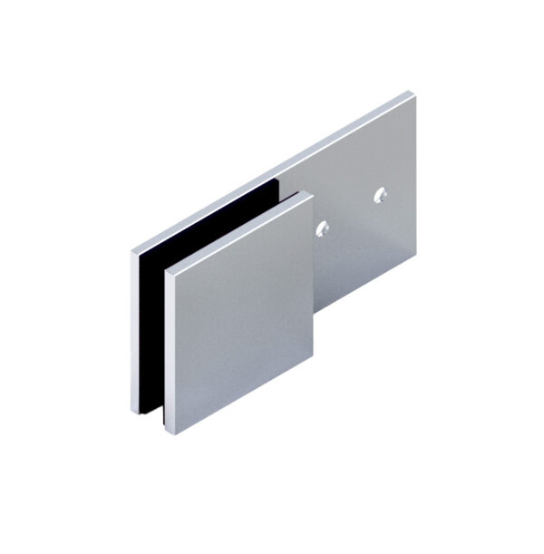 07192_31 MILANO PUR Längsverbinder G-W 180°, • Basismaterial: Messing • Oberfläche: glanzverchromt • für 8 & 10 mm ESG (Standard) // MILANO PUR Connector g-w 180° • base: brass • finish: bright chrome • for 8 & 10 mm tempered glass