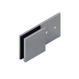 07192_55 MILANO PUR Längsverbinder G-W 180°, • Basismaterial: Messing • Oberfläche: Nickel gebürstet (Edelstahloptik) • für 8 & 10 mm ESG (Standard) // MILANO PUR Connector g-w 180° • base: brass • finish: brushed nickel (stainless steel look) • for 8 & 10 mm tempered glass