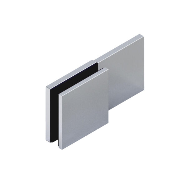 07497_55 MILANO ORIGINAL Längsverbinder G-W 180°, • Basismaterial: Messing • Oberfläche: Nickel gebürstet (Edelstahloptik) • mit Vollabdeckung • für 8 & 10 mm ESG (Standard)