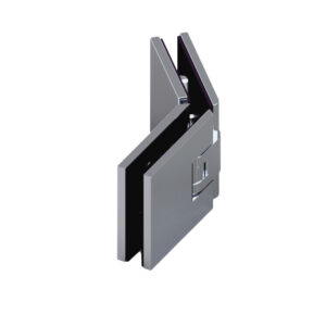 07870_55 MILANO ORIGINAL Duschtürbeschlag G-G 135°, • Basismaterial: Messing • Oberfläche: Nickel gebürstet (Edelstahloptik) • mit Vollabdeckung • beidseitig öffnend • für 8 & 10 mm ESG (Standard) // MILANO ORIGINAL Shower door hinge g-g 135° • base: brass • finish: brushed nickel (stainless steel look) • With full cover • double action • for 8 & 10 mm tempered glass