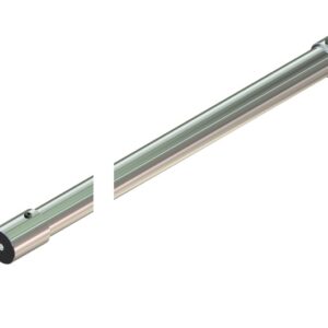 67080_31 STRATEGO Stabilisationsstange Glas-Wand Fixlänge: 1000 mm • Basismaterial: Messing • Oberfläche: glanzverchromt • beliebig kürzbar • für 8 mm ESG (Standard) // Stratego Accessories Support bar, g-w 90° Bar length 1000 mm For 8 mm tempered glass