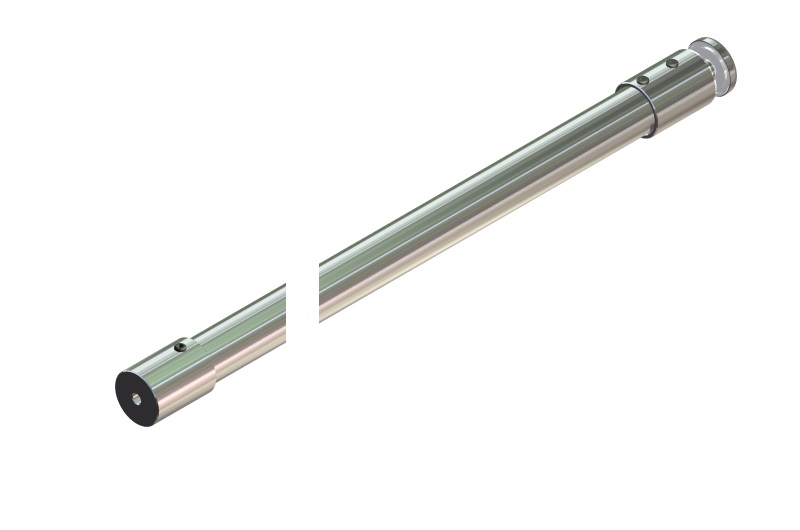 67087_31 Stratego Zubehör Stabilisationsstange, G-W 90° Bohrung im Glas Rohrlänge 1000 mm Für 8 mm ESG // Stratego Accessories Support bar, g-w 90° Drill hole in glass Bar length 1000 mm For 8 mm tempered glass