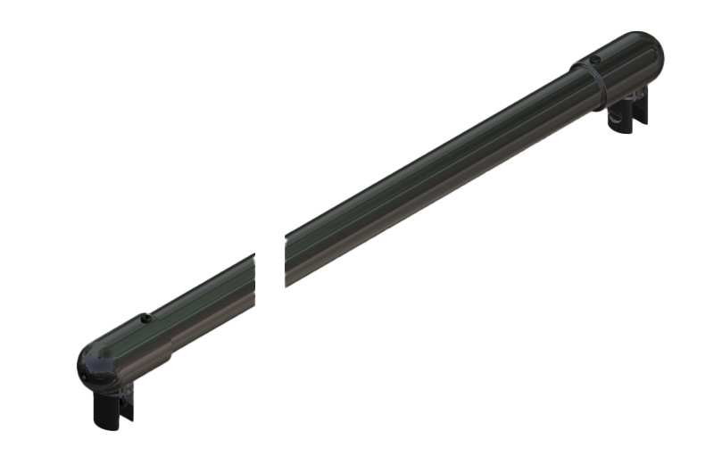 67095_65 Stratego Zubehör Stabilisationsstange, G-G Rohrlänge 1500 mm Für 8 mm ESG // Stratego Accessories Support bar, g-g Bar length 1500 mm For 8 mm tempered glass