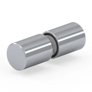 05100_90 Kl megla Türgriff Ø 30 mm  beidseitig, für 6-12 mm ESG • Basismaterial: Edelstahl• Oberfläche: poliert